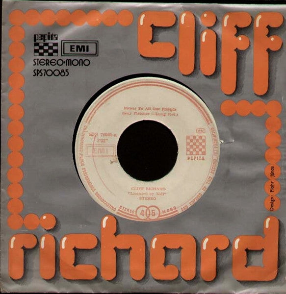 Cliff Richard : Power To All Our Friends - Come Back Billie Jo (7", Single)