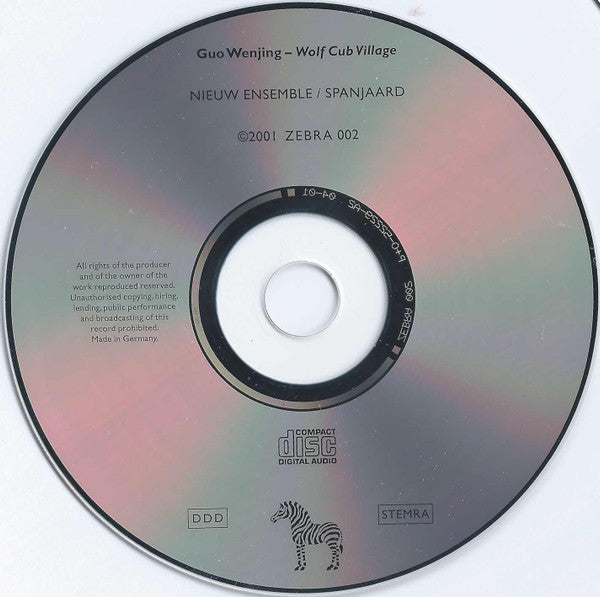Guo Wenjing, Nieuw Ensemble, Ed Spanjaard : Wolf Cub Village (CD, Album)