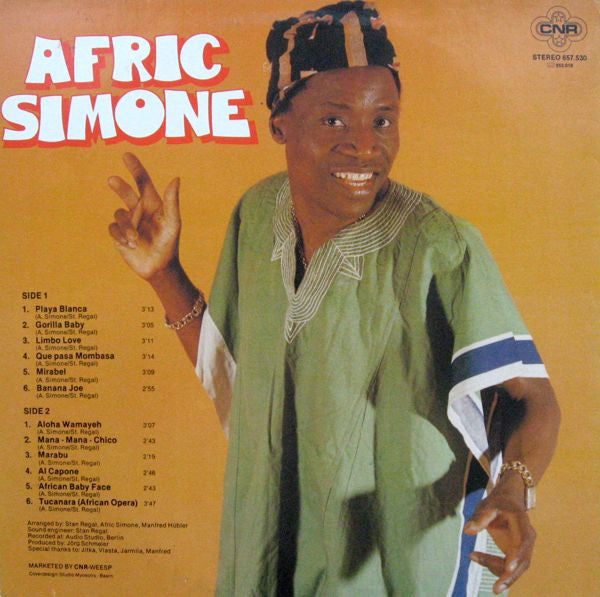 Afric Simone : Aloha Playa Blanca (LP, Album)