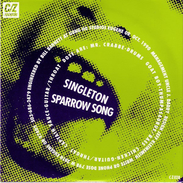 Dose (3) : Singleton / Sparrow Song (7")