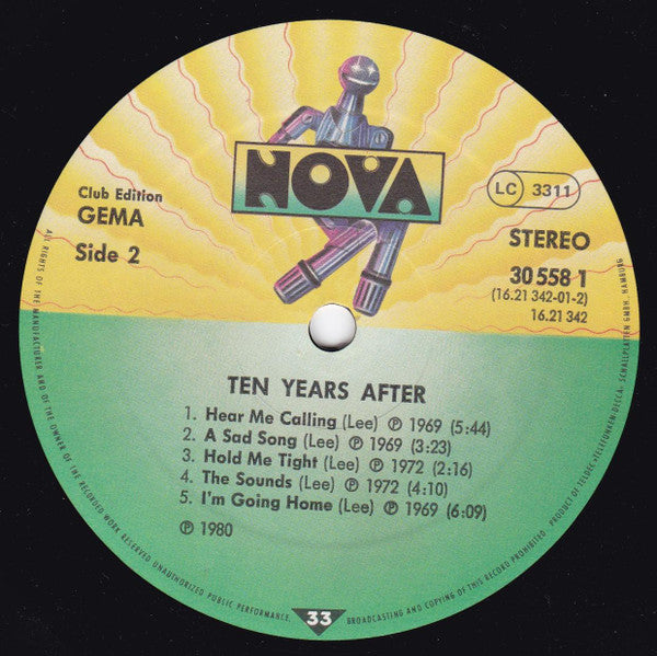 Ten Years After : Ten Years After (LP, Comp, Club)