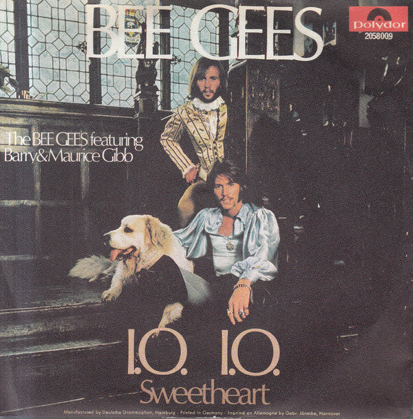 Bee Gees : I.O. I.O. (7", Single)