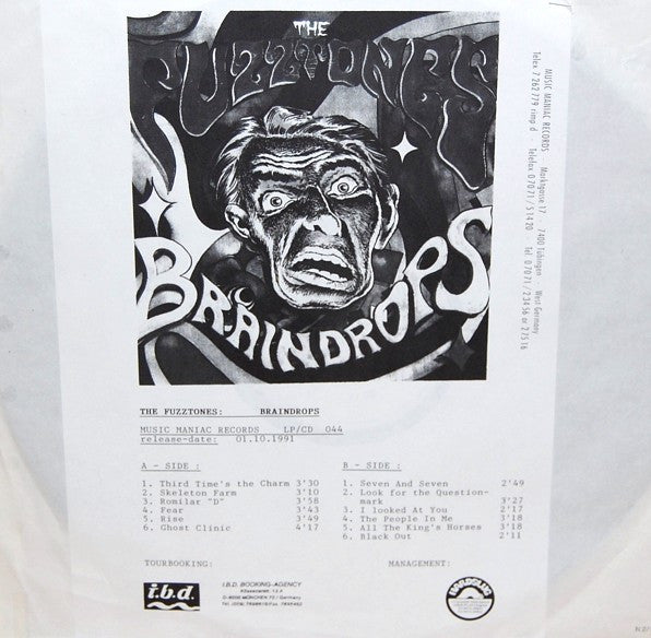 The Fuzztones : Braindrops (LP, Album, TP)