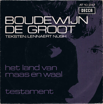 Boudewijn de Groot : Het Land Van Maas En Waal / Testament (7", Single, Mono)