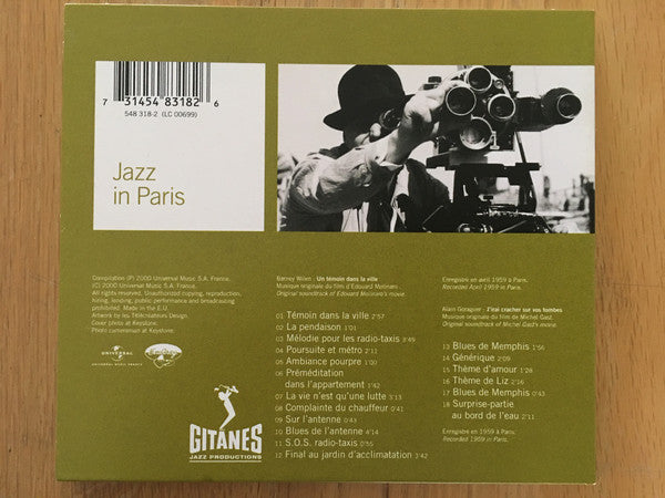 Various : Jazz & Cinéma Vol. 1 (CD, Comp, RM, Dig)
