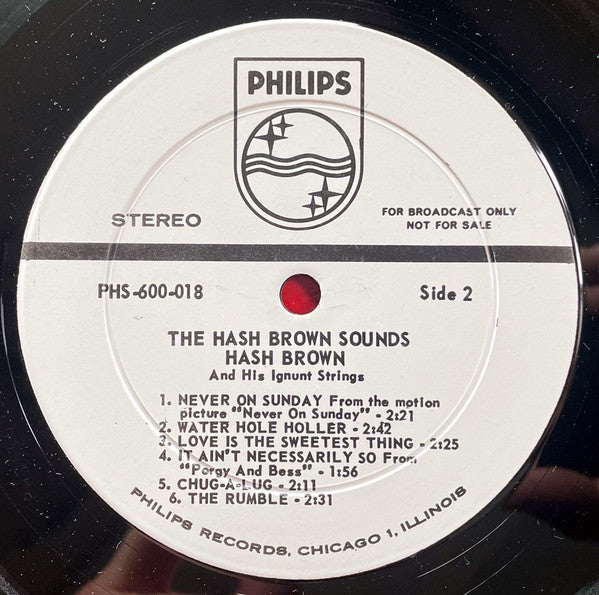 Hash Brown And His Ignunt Strings : The Hash Brown Sounds (LP, Album, Promo, dee)