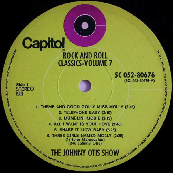 Johnny Otis Show* : Rock And Roll Classics Vol. 7 (LP, Comp)