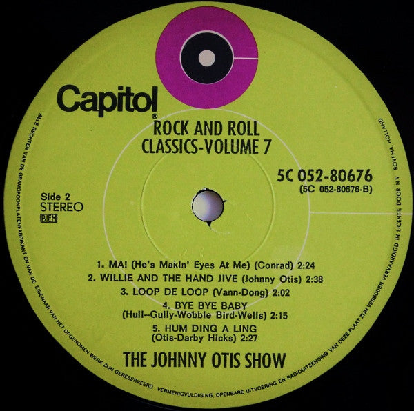 Johnny Otis Show* : Rock And Roll Classics Vol. 7 (LP, Comp)