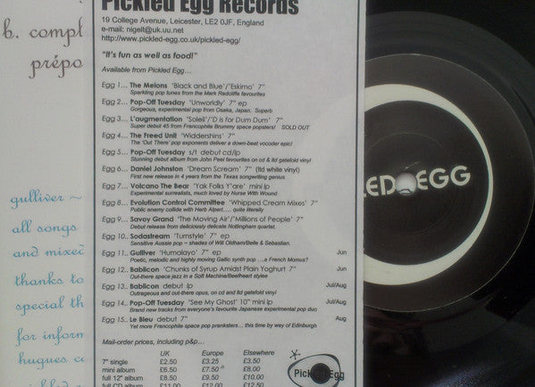 Gulliver (3) : Humalayo (7", EP)