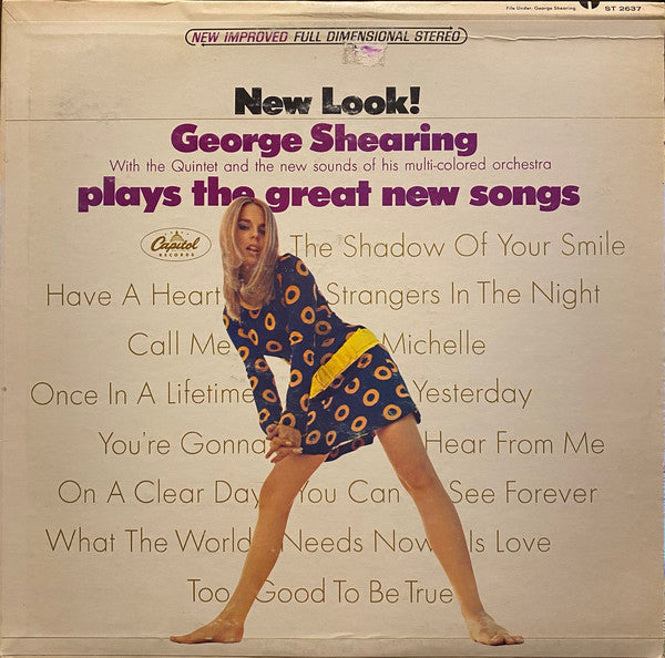 George Shearing With The George Shearing Quintet And The New Sounds Of The George Shearing Orchestra : New Look! (LP, Album)