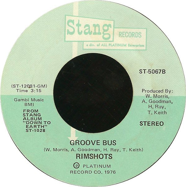 The Rimshots : Super Disco (7", Styrene, She)