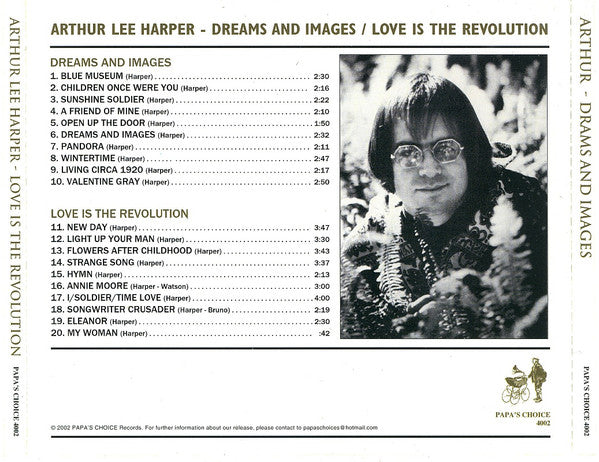 Arthur* : Dreams And Images / Love Is The Revolution (CD, Album, Comp, RE)