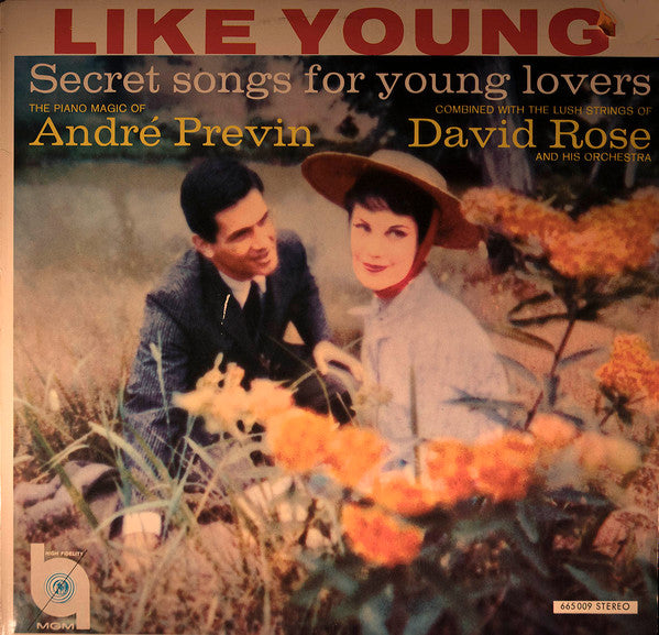 André Previn And David Rose : Secret Songs For Young Lovers (LP)