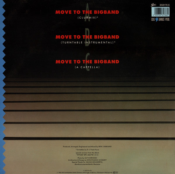 Ben Liebrand Feat. Tony Scott : Move To The Bigband (12", Maxi)