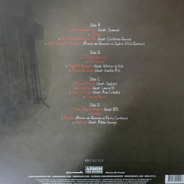 Armin van Buuren : Mirage (2xLP, Album, Ltd, Num, RE, Red)