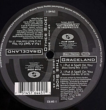 Graceland (5) : I Put A Spell On You (12")