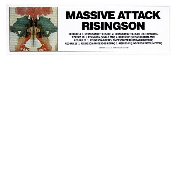 Massive Attack : Risingson (2x12", Promo)