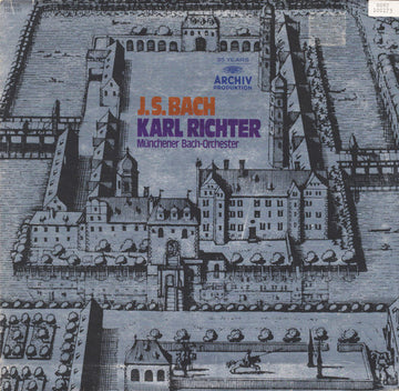 Johann Sebastian Bach - Karl Richter, Münchener Bach-Orchester : Concertos BWV 1047, BWV 1060, Suite BWV 1066 (LP)