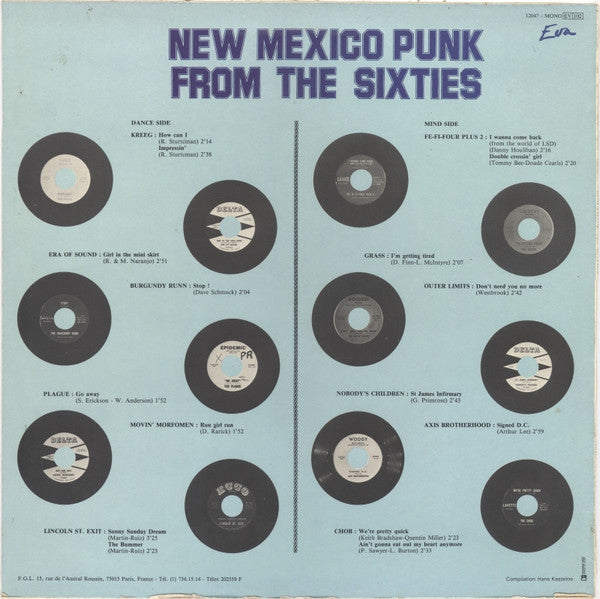 Various : New Mexico Punk From The Sixties (LP, Comp, Mono)