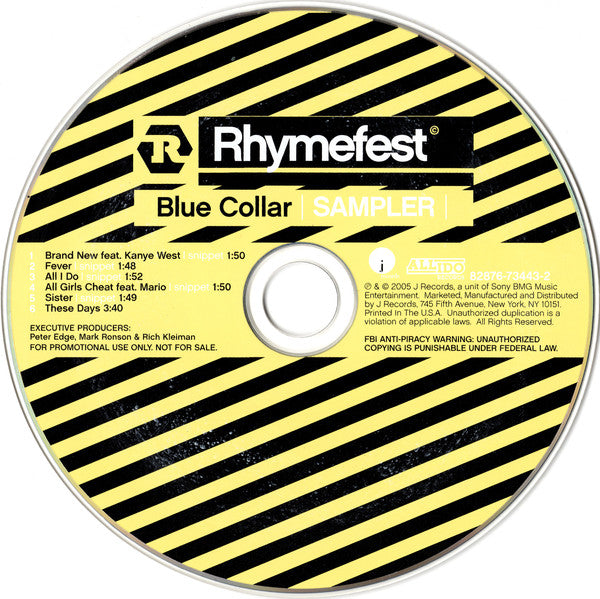 Rhymefest : Blue Collar Sampler (CD, Promo, Smplr)