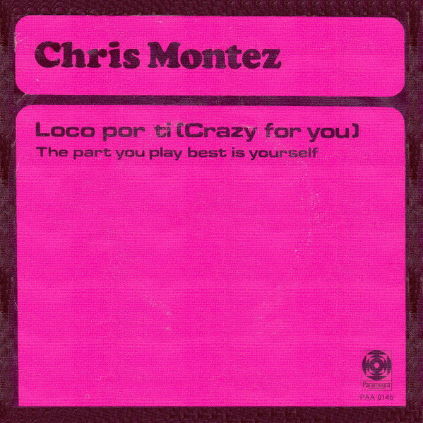 Chris Montez : Loco Por Ti (Crazy For You) (7", Single, pin)