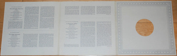 Alessandro Scarlatti, Antonio Vivaldi, Giuseppe Sammartini, Tomaso Albinoni, Hans-Martin Linde, Maurice André, Collegium Musicum Zürich, Paul Sacher : A. Scarlatti Sinfonia No. 2. A. Vivaldi, G. Sammartini, T. Albinioni Flötenkonzerte, Concertos For Flute, Concertos Pour Flûte  (LP)