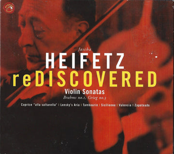 Jascha Heifetz : Heifetz Rediscovered (CD, Mono, RE, RM)