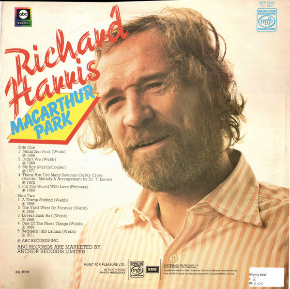 Richard Harris : Macarthur Park (LP, Comp, RE)