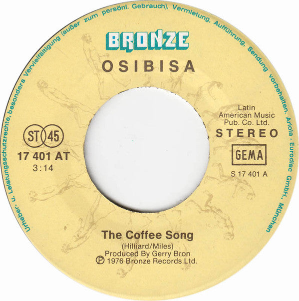 Osibisa : The Coffee Song (7")
