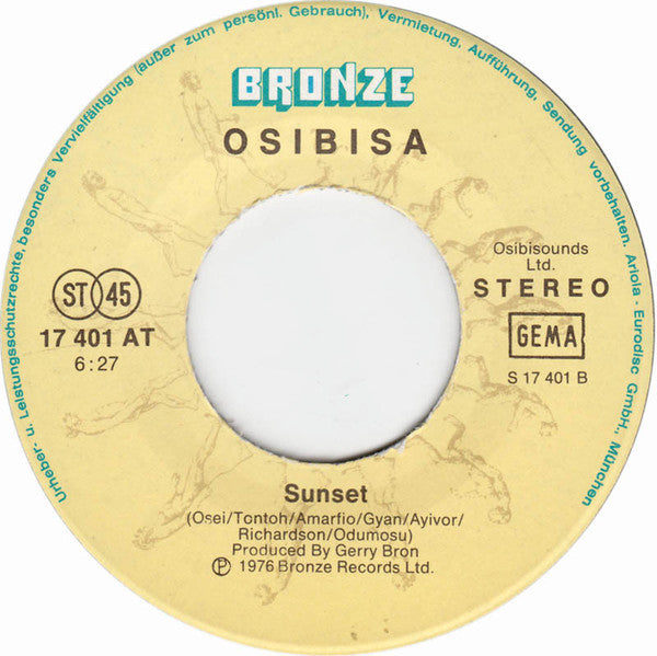 Osibisa : The Coffee Song (7")