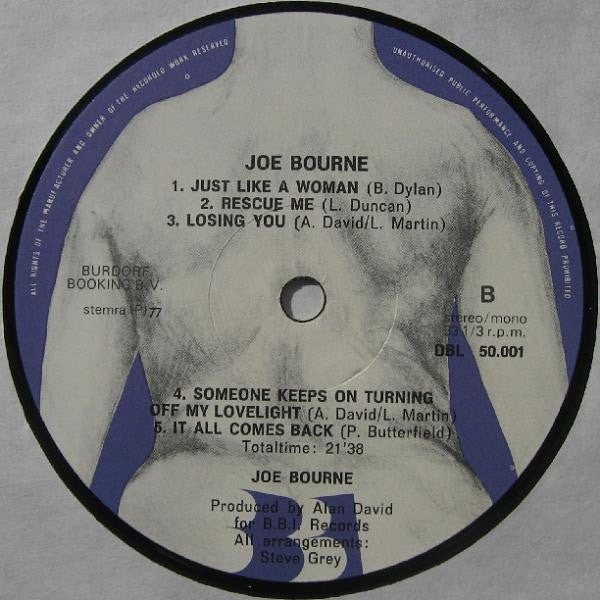 Joe Bourne : It All Comes Back (LP, Album, Gat)