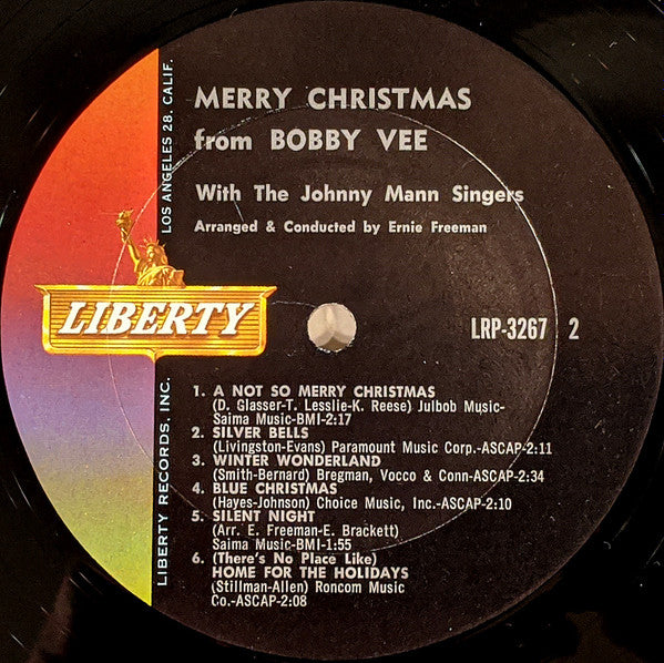 Bobby Vee : Merry Christmas From Bobby Vee (LP, Album, Mono)