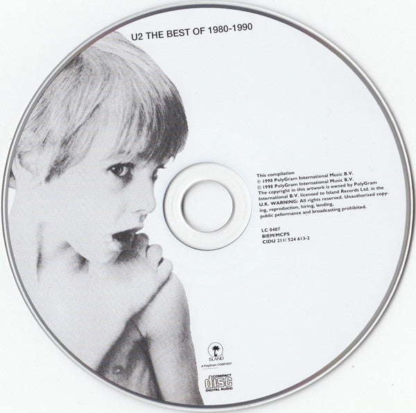 U2 : The Best Of 1980-1990 (CD, Comp)