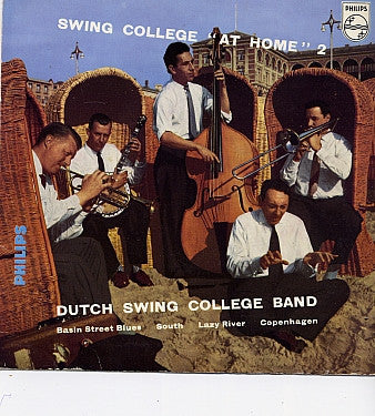 The Dutch Swing College Band : Swing College " At Home 2 " (7", EP)