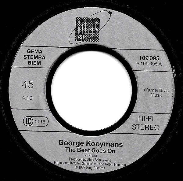 George Kooymans : The Beat Goes On (7", Single)