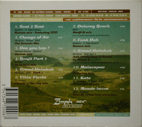 BNX & David Walters : Zimpala Mix (CD, Comp, Mixed)