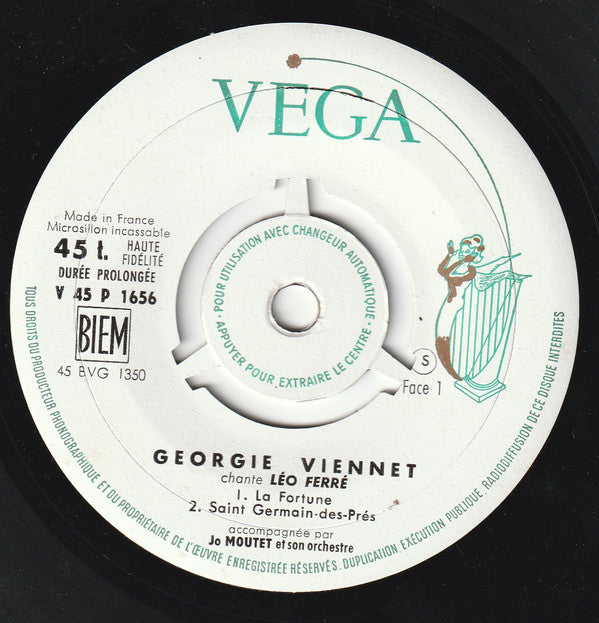 Georgie Viennet : Chante Léo Ferré (7", EP)
