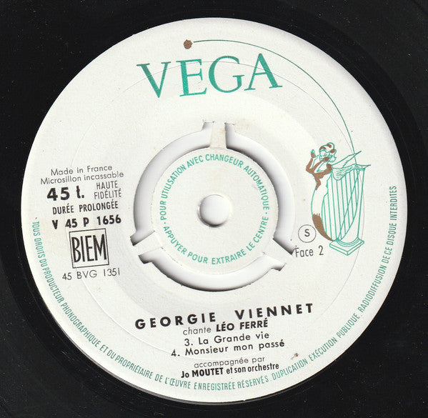 Georgie Viennet : Chante Léo Ferré (7", EP)