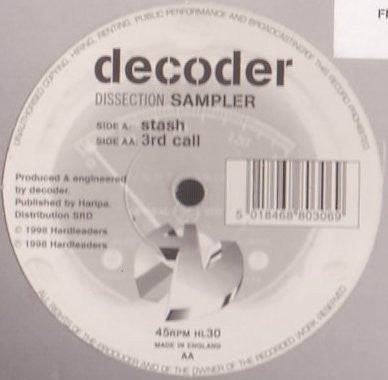 Decoder : Dissection (Sampler) (12", Ltd, Smplr)