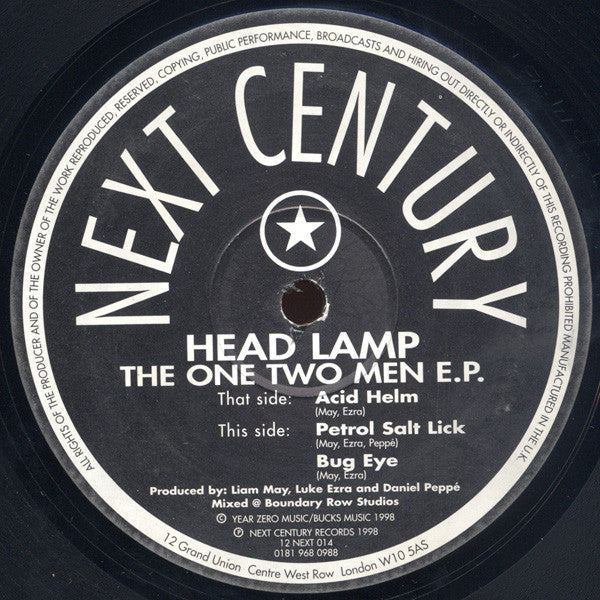 Head Lamp* : The One Two Men E.P. (12", EP)