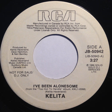 Kelita (2) : I've Been Alonesome (7", Single, Promo)