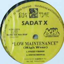 Sadat X : Low Maintenance (High Wear) / X Man (12")