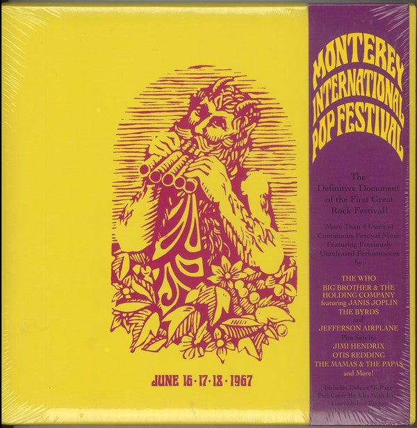 Various : The Monterey International Pop Festival (Box, Car + 4xCD, Comp, RM)