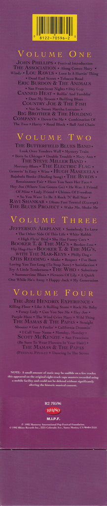 Various : The Monterey International Pop Festival (Box, Car + 4xCD, Comp, RM)