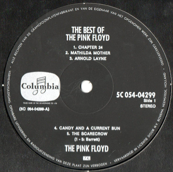 Pink Floyd : The Best Of The Pink Floyd (LP, Comp, Bla)