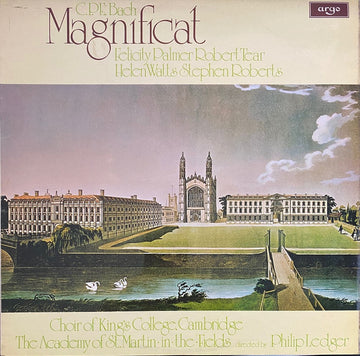 Carl Philipp Emanuel Bach, Felicity Palmer, Robert Tear, Helen Watts, Stephen Roberts (2), The King's College Choir Of Cambridge, The Academy Of St. Martin-in-the-Fields Directed By Philip Ledger : Magnificat (LP)