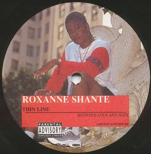 Roxanne Shanté : Thin Line (12", EP, Ltd)