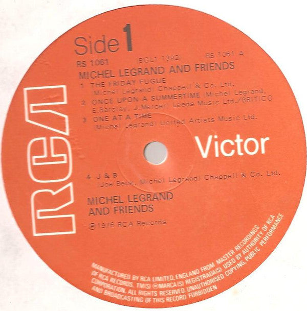 Michel Legrand : Michel Legrand And Friends (LP, Album)