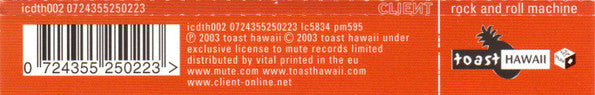 Client : Rock And Roll Machine (CD, Single)