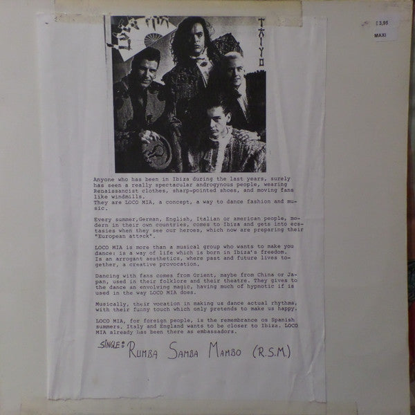 Loco Mia : Rumba Samba Mambo (12", Promo, W/Lbl)